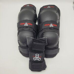 Triple Eight Saver Series Pad Set with Knee, Elbow & Wrist Pads Size Small